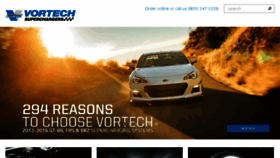 What Vortechsuperchargers.com website looked like in 2018 (6 years ago)