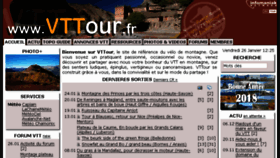 What Vttour.fr website looked like in 2018 (6 years ago)