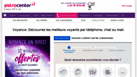 What Voyance-astrologie.astrocenter.fr website looked like in 2018 (6 years ago)