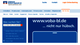 What Voba-bl.de website looked like in 2018 (6 years ago)