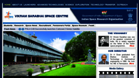 What Vssc.gov.in website looked like in 2018 (6 years ago)
