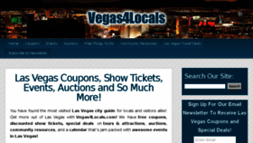 What Vegas4locals.com website looked like in 2018 (6 years ago)