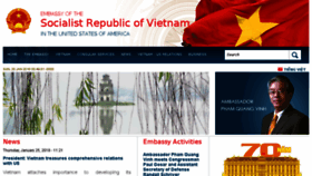 What Vietnamembassy-usa.org website looked like in 2018 (6 years ago)