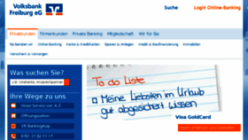What Volksbank-freiburg.de website looked like in 2018 (6 years ago)