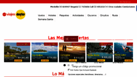 What Viajesexito.com website looked like in 2018 (6 years ago)