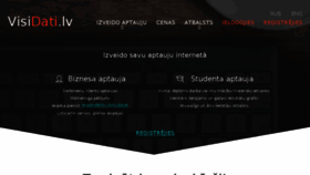 What Visidati.lv website looked like in 2018 (6 years ago)