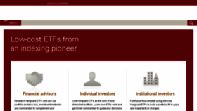 What Vanguardcanada.ca website looked like in 2018 (8 years ago)