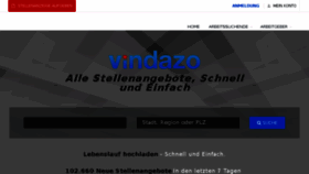 What Vindazo.de website looked like in 2018 (6 years ago)