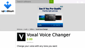 What Voxal-voice-changer.en.uptodown.com website looked like in 2018 (6 years ago)