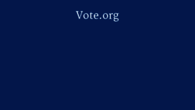 What Vote.org website looked like in 2018 (7 years ago)