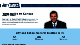 What Voteks.org website looked like in 2018 (7 years ago)