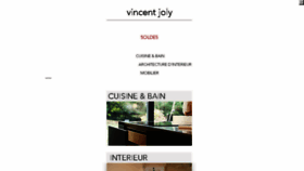 What Vincentjoly.com website looked like in 2018 (6 years ago)