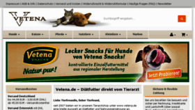 What Vetena.de website looked like in 2018 (6 years ago)