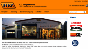 What Vergaserteile.de website looked like in 2018 (6 years ago)