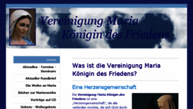 What Vereinigung-maria.de website looked like in 2018 (6 years ago)