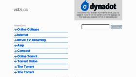 What Vidzi.cc website looked like in 2018 (7 years ago)