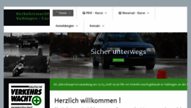 What Verkehrswacht-vaihingen.de website looked like in 2018 (6 years ago)