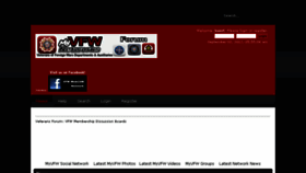 What Vfwwebcom.org website looked like in 2018 (6 years ago)