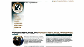 What Vericon.com website looked like in 2018 (6 years ago)