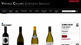 What Vintagecellarscorporate.com.au website looked like in 2018 (6 years ago)
