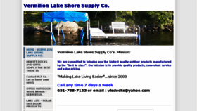 What Vermilionlakeshoresupplyco.com website looked like in 2018 (6 years ago)