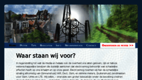 What Verminder-electrosmog.nl website looked like in 2018 (6 years ago)