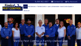 What Venicepestcontrol.com website looked like in 2018 (6 years ago)