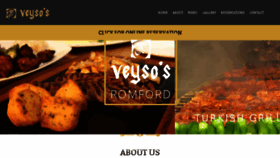 What Veysosrestaurant.co.uk website looked like in 2018 (6 years ago)