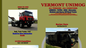 What Vermont-unimog.com website looked like in 2018 (6 years ago)
