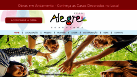 What Villaalegre.com.br website looked like in 2018 (6 years ago)
