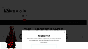 What Vogstyle.com website looked like in 2018 (6 years ago)