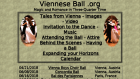What Vienneseball.org website looked like in 2018 (6 years ago)