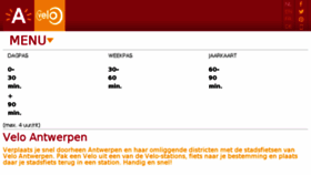 What Velo-antwerpen.be website looked like in 2018 (6 years ago)
