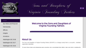 What Virginiafoundingfathers.org website looked like in 2018 (6 years ago)