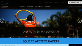 What Vivelopesan.com website looked like in 2018 (7 years ago)
