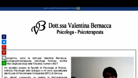 What Valentinabernacca.it website looked like in 2018 (6 years ago)