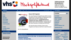 What Vhs-markgraeflerland.de website looked like in 2018 (6 years ago)