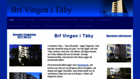 What Vingentaby.se website looked like in 2018 (6 years ago)