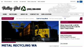What Valleygirlrecycling.com website looked like in 2018 (6 years ago)