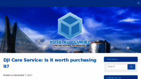 What Voteaupluriel.org website looked like in 2018 (6 years ago)