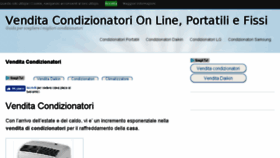 What Venditacondizionatori.com website looked like in 2018 (6 years ago)
