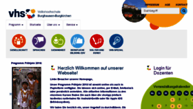 What Vhs-burghausen.de website looked like in 2018 (6 years ago)