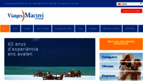 What Viajes-macuvi.com website looked like in 2018 (6 years ago)