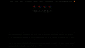What Villacostarose.co.za website looked like in 2018 (6 years ago)
