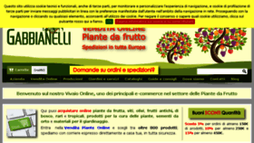 What Vivaigabbianelli.it website looked like in 2018 (6 years ago)