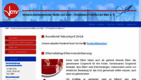 What Vamv-frankfurt.de website looked like in 2018 (6 years ago)
