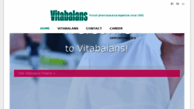 What Vitabalans.fi website looked like in 2018 (6 years ago)