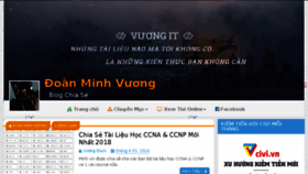 What Vuongit.com website looked like in 2018 (6 years ago)