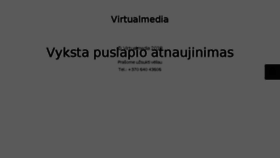 What Virtualmedia.lt website looked like in 2018 (6 years ago)