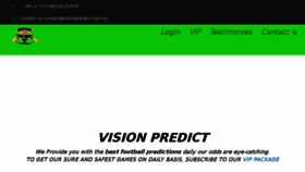 What Visionpredict.com.ng website looked like in 2018 (6 years ago)